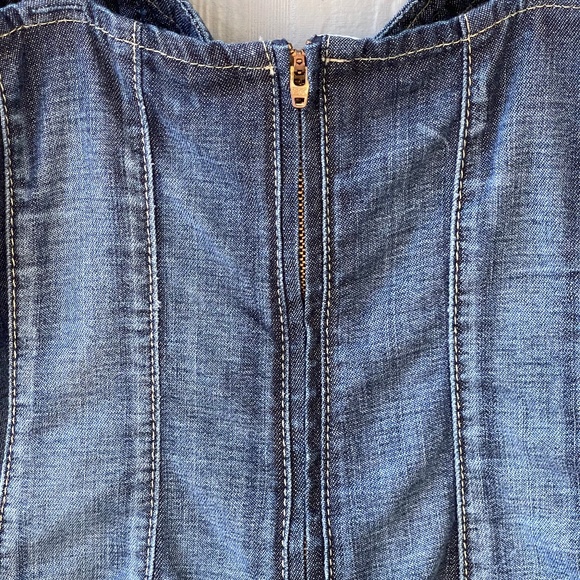 GUESS Women's Mini Jean  Dress Size S - Picture 6 of 10